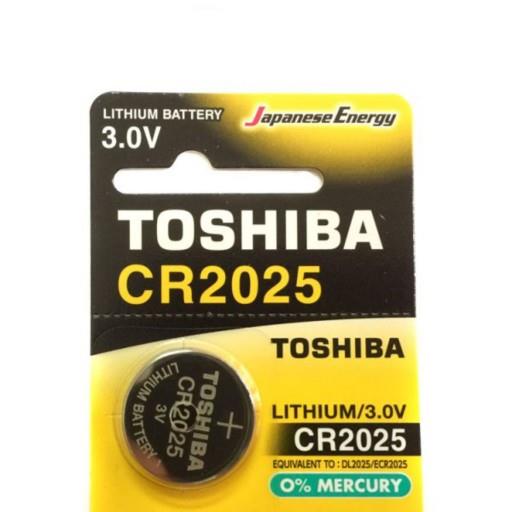 باتری سکه ای TOSHIBA مدل CR2025 تک عددی