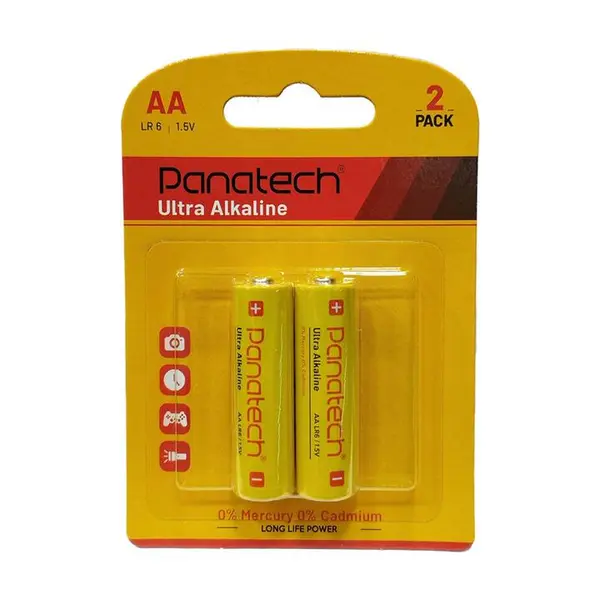 باتری قلمی پاناتک مدل Ultra Alkaline بسته دو عددی