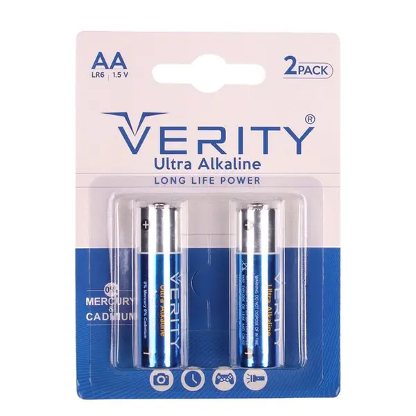 باتری قلمی وریتی Ultra Alkaline بسته 2 عددی - 3