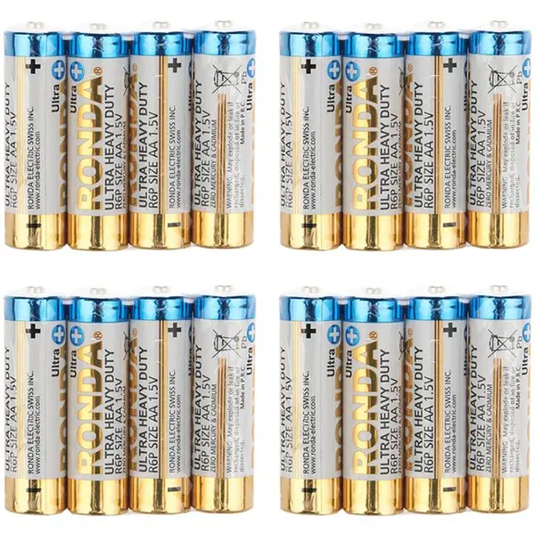 باتری قلمی روندا مدل Ultra Heavy Duty بسته 16 عددی