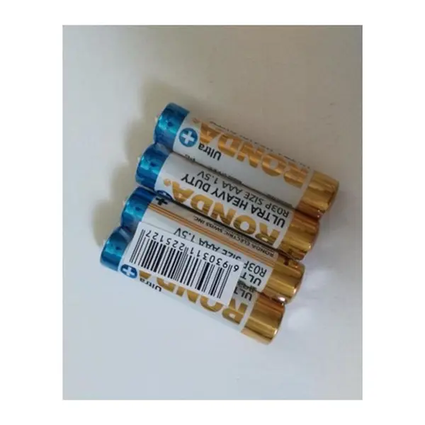 باتری قلمی روندا مدل Ultra Plus Ultra Heavy Duty بسته 4 تایی