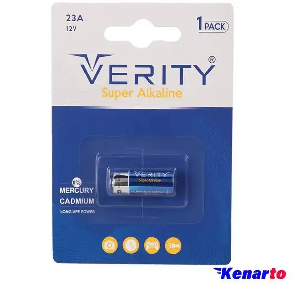 باتری ریموت کنترل Verity Super Alkaline 12V 23A