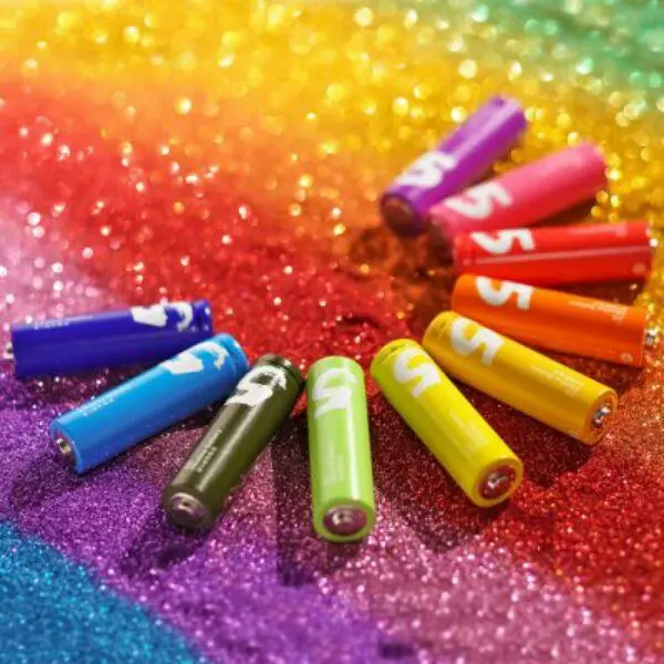 باتری قلمی رنگین کمانی شیائومی Xiaomi Rainbow Zi5 AA 1.5 V Battery Pack Of 10