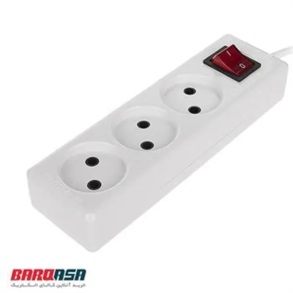 سه راهی بدون ارت کلید دار 3 متر تیراژه - 2