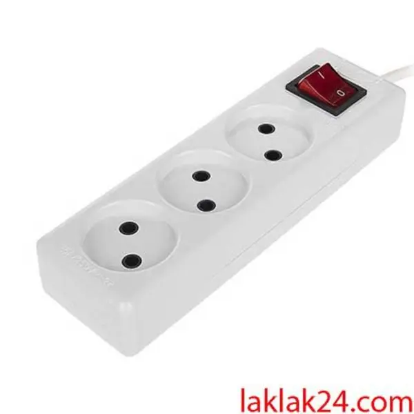 سه راهی بدون ارت کلید دار 3 متر تیراژه - 4