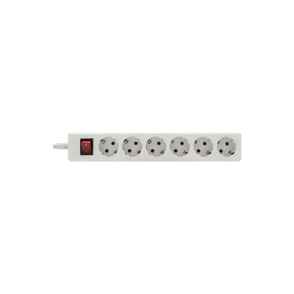 رابط شش خانه ارت دار فردان الکتریک 31307 با کابل 3 متر - 2
