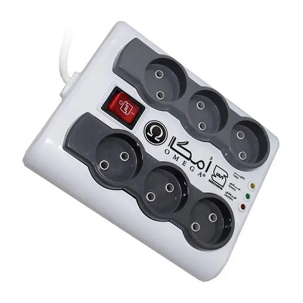 محافظ ولتاژ و چندراهی برق امگا با کابل 5 متری - 3