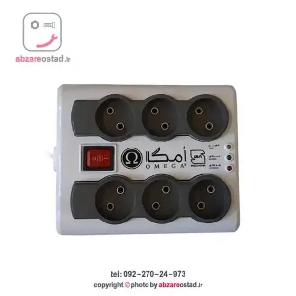 محافظ برق امگا 6 پورت 1.5 متری - 4