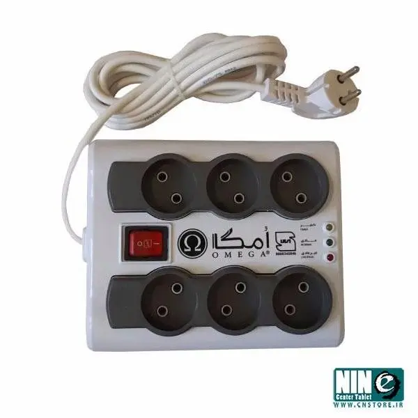 محافظ برق 6 خانه P6000 امگا 5 متری - 4