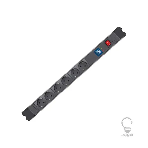 محافظ برق 6 خانه پارت الکتریک PE5143 آذین