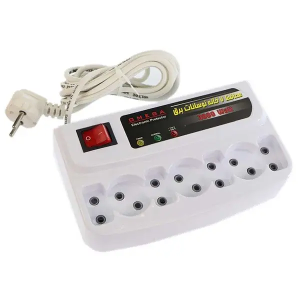 امگا محافظ دیجیتال 7 خانه 3 متری با قابلیت نمایش ولتاژ - 6