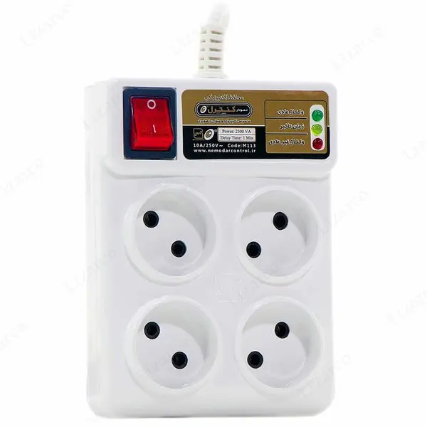 محافظ ولتاژ الکترونیکی نمودار کنترل مدل M113 مناسب کامپیوتر و لوازم صوتی تصویری