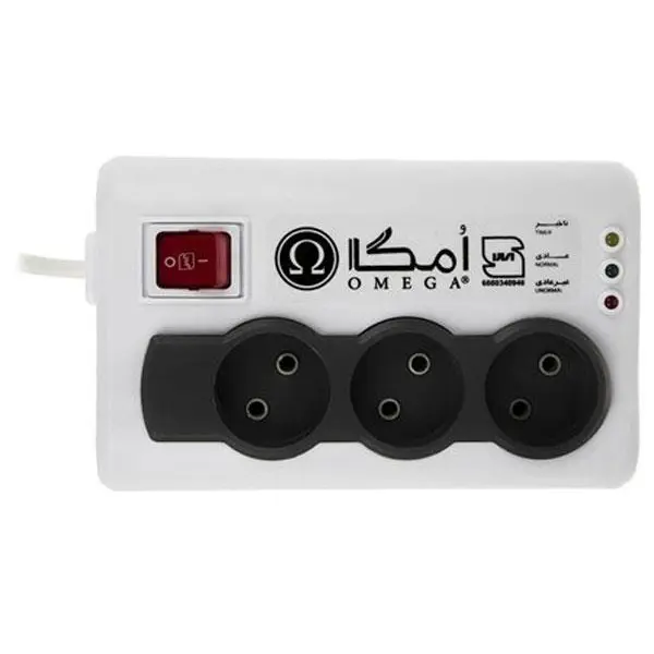 محافظ ولتاژ امگا مدل P3000 طول 1.5 متر - 2