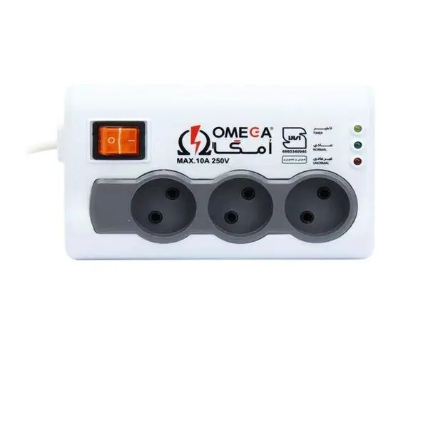 P3000 محافظ خانگی 3 خانه سیم دار امگا ارت دار مدل - 3