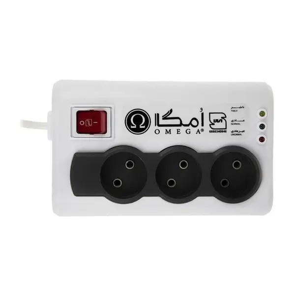 محافظ برق امگا P3100 مناسب یخچال و فریزر 1.5 متری - 3