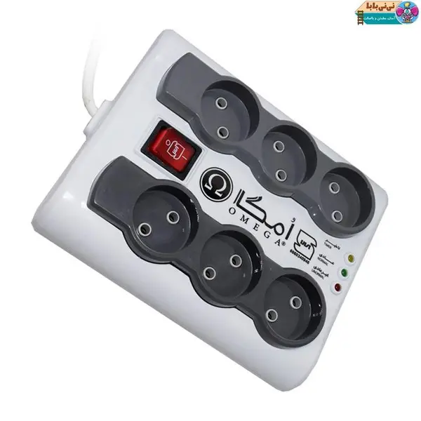محافظ ولتاژ امگا مدل P6000 طول 1.5 متر - 2