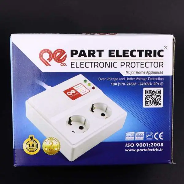 چندراهی برق و محافظ پارت الکتریک مدل PE981 - 5