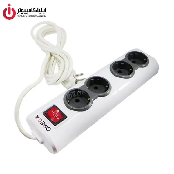 چند راهی برق امگا مدل R4000 طول 3 متر - 3