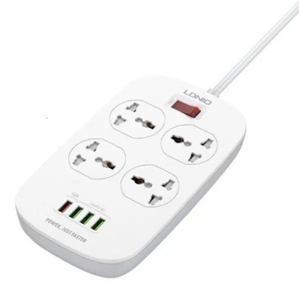 چهارراهی برق و شارژ USB الدینیو مدل Ldnio SC4407