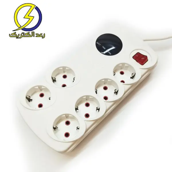 محافظ ۶ خروجی ارت دار انالوگ آفر الکترونیک - 2