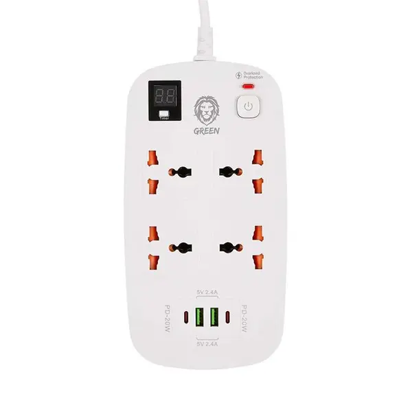 چند راهی برق گرین لاین 40w GNPS2PD 3500w - 3
