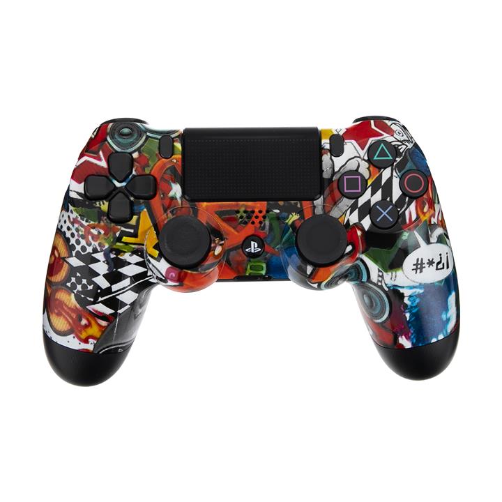 دسته بازی سونی پلی استیشن 4 مدل CUH-ZCT2E DualShock4 طرح Graffiti 01