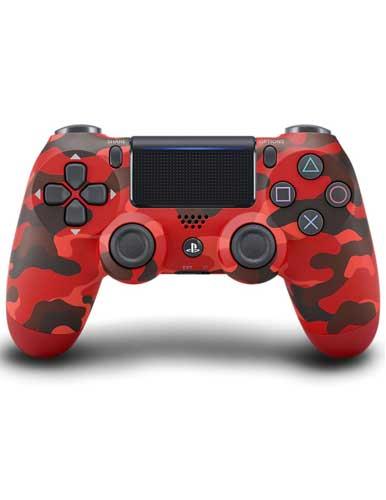 دسته بازی سونی مدل DualShock 4 رنگ Red Camouflage