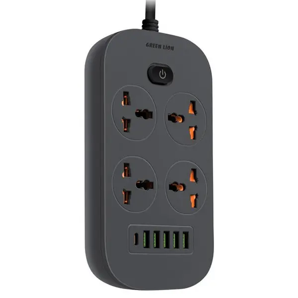چندراهی برق گرین لاین مدل GNPOWS5USB - 2