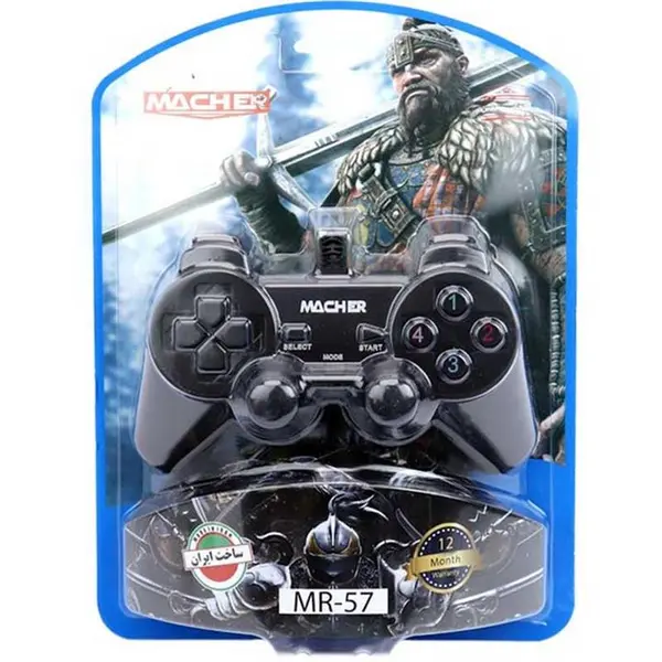 دسته بازی مچر MR 57 ا Macher MR-P57 Wired Gamepad کد 3788 - 2