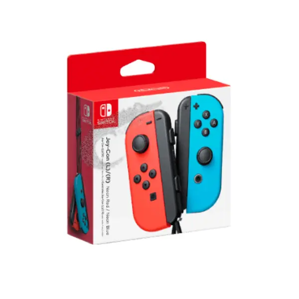 دسته قرمز/آبی نینتندو سوئیچ Neon Red/Neon Blue Nintendo Switch Joy-Con Controller