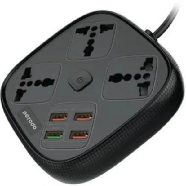 چند راهی برق و شارژر پرودو Porodo 4 USB 3 Sockets PD-SC3302 دارای 4 پورت - 3