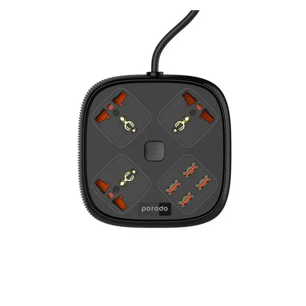 چند راهی برق و شارژر پرودو Porodo 4 USB 3 Sockets PD-SC3302 دارای 4 پورت - 4