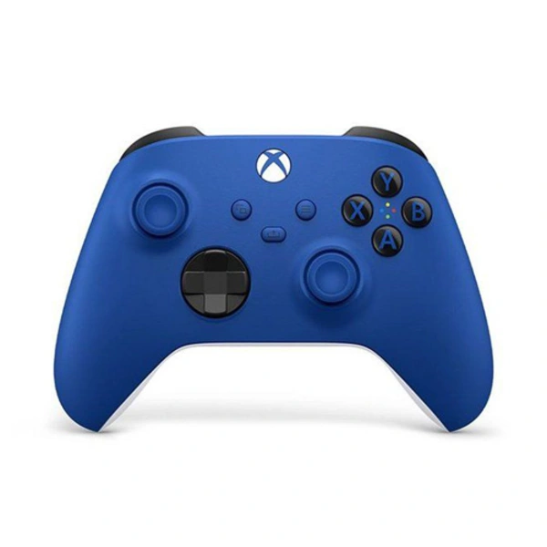 دسته بازی بی‌سیم مایکروسافت ایکس‌باکس سری اس و ایکس مدل Shock Blue