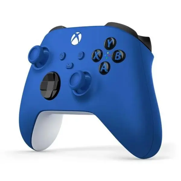 دسته بازی بی‌سیم مایکروسافت ایکس‌باکس سری اس و ایکس مدل Shock Blue