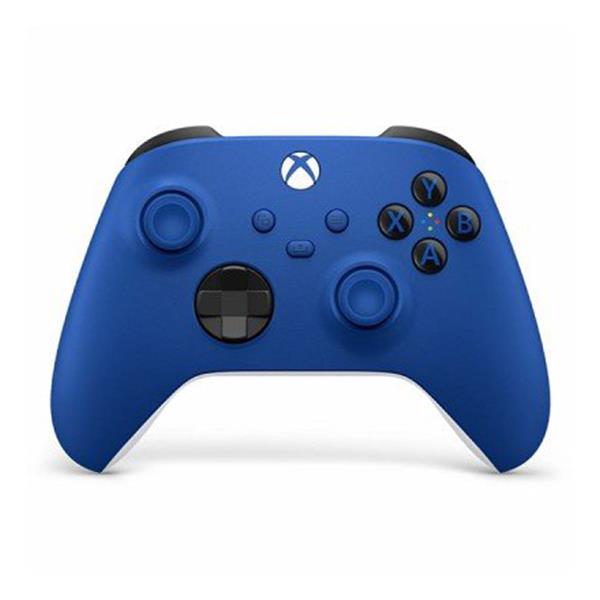 دسته بازی بی سیم مایکروسافت مدل Xbox Controller Shock Blue