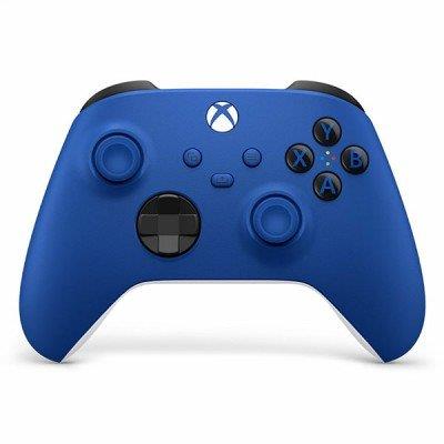 دسته بازی بی سیم مایکروسافت مدل Xbox Controller Shock Blue