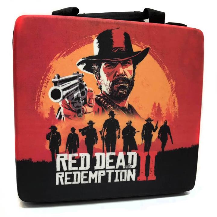 کیف ضد ضربه پلی استیشن 4 اسلیم طرح Red Dead Redemption