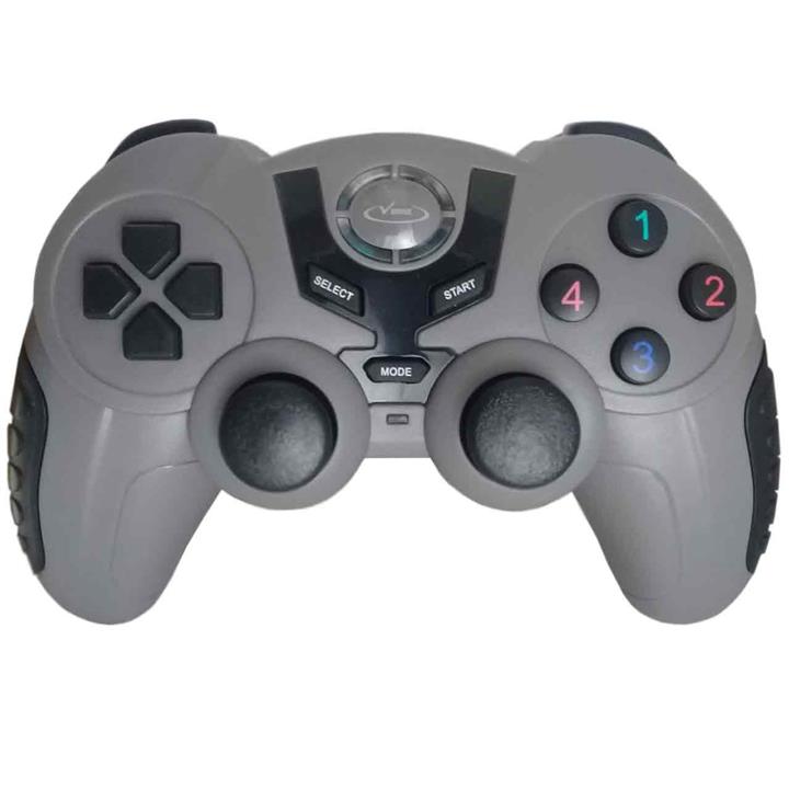 دسته بازی تک شوک دار وانمکس مدل MAX-G2456 --Vanmaax MAX-G2456 Dual shock Single computer gamepad