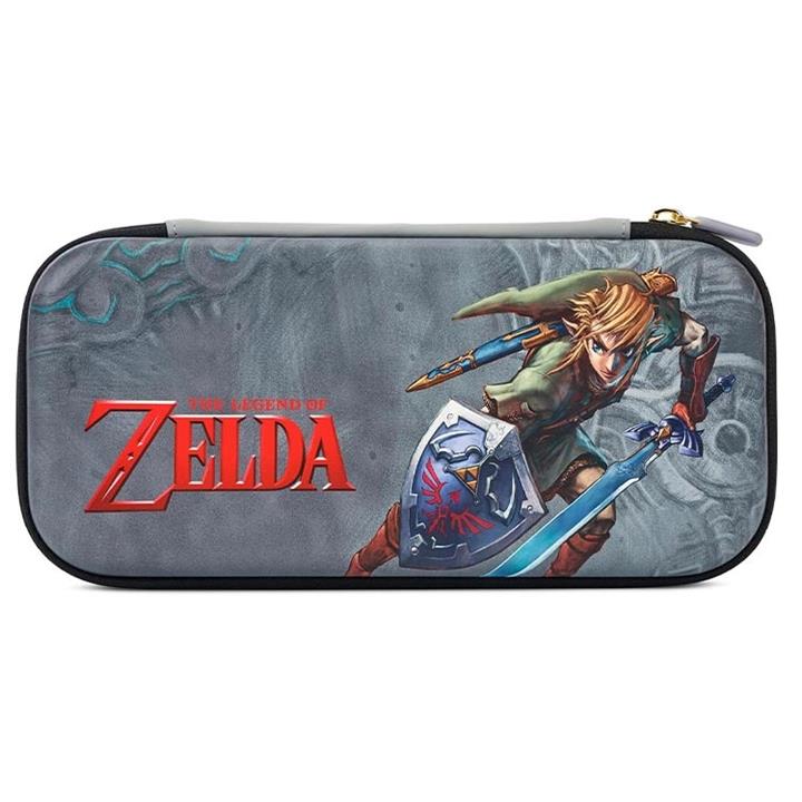 کیف حمل PowerA Slim Case طرح Zelda Intrepid Link برای Nintendo Switch