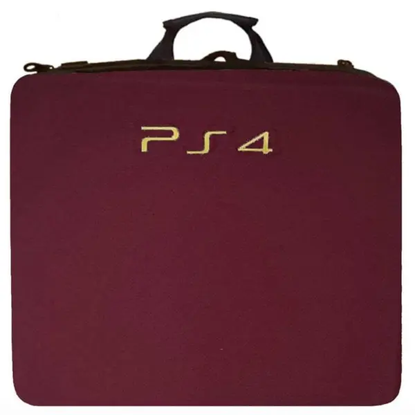 کیف کنسول ps4 مدل پارچه ای زرشکی - 2