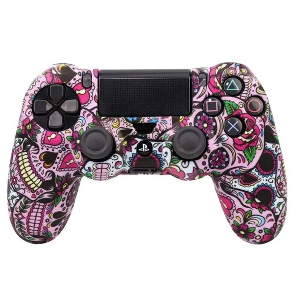 روکش دسته بازی PS4 طرح کله اسکلت و گل کد ۳ - 2