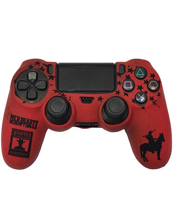 روکش دسته بازی PS4 طرح Red Dead Redemption 2 زمینه قرمز