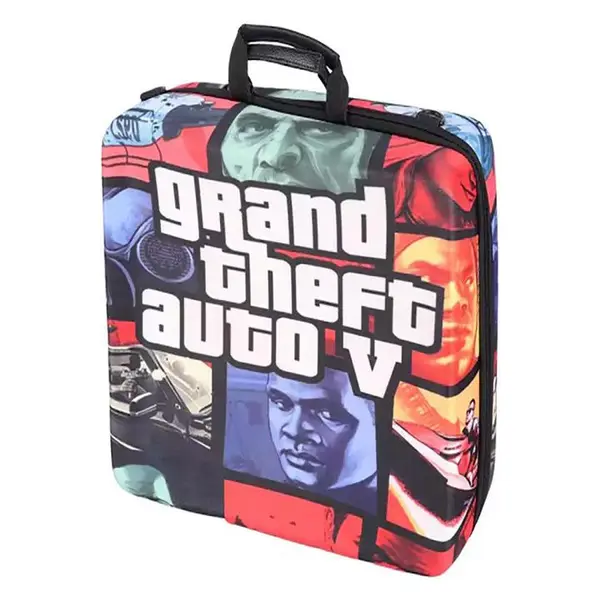 کیف حمل کنسول بازی PS5 طرح GTA V - 3