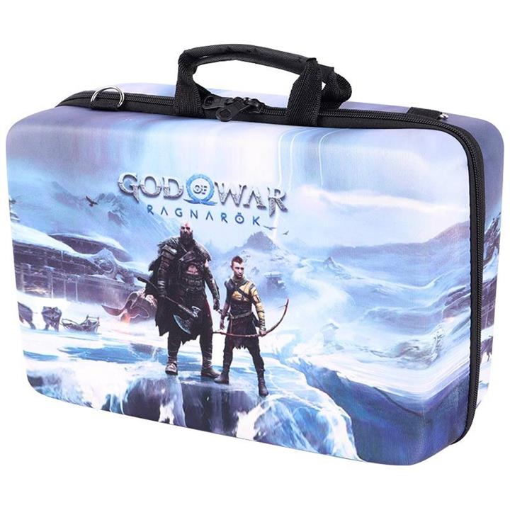 کیف کنسول بازی PS5 Slim طرح God of War Ragnarok کد 2