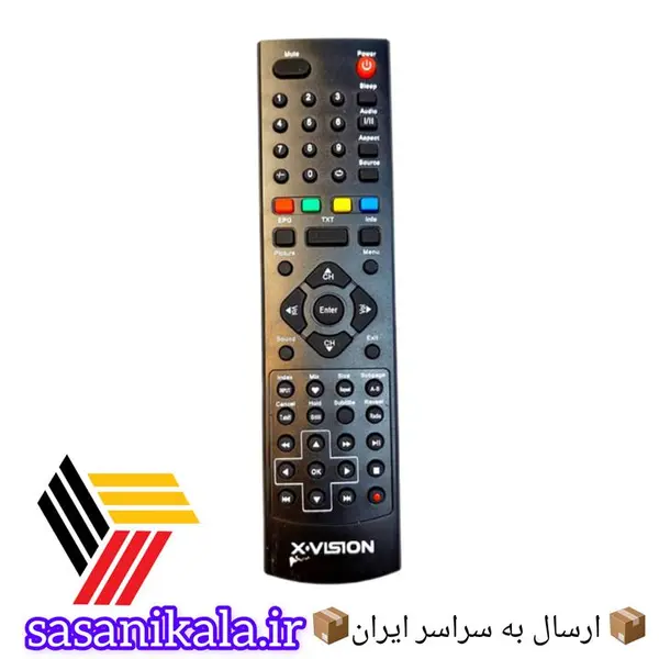 کنترل تلوزیون ایکس ویژن کد 1000 - 2