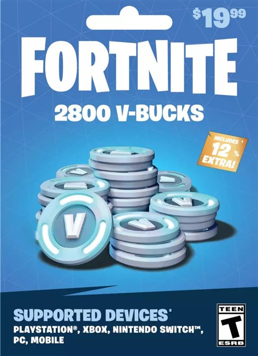 2800 ویباکس فورتنایت