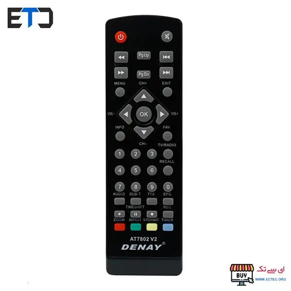 ریموت کنترل گیرنده دیجیتال دنای DENAY AT7802 V2