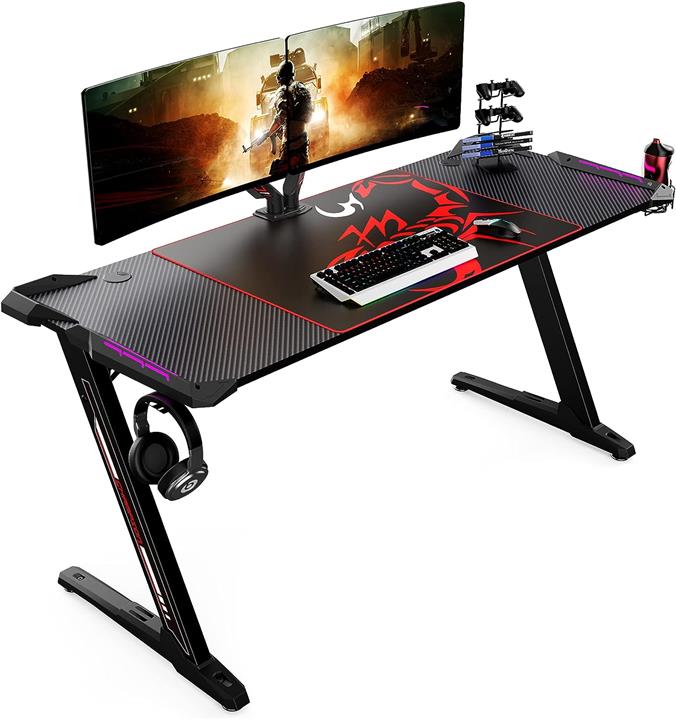 میز گیمینگ مدل EUREKA ERGONOMIC Z60 Gaming - ارسال ۱۰ الی ۱۵ روز کاری