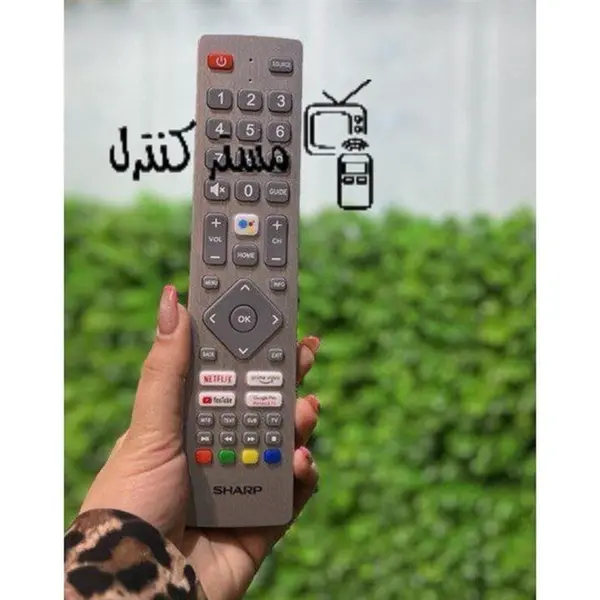 کنترل تلویزیون ال ای دی شارپ ویس دار جدید LED SHARP