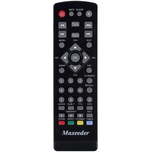 کنترل گیرنده دیجیتال مکسیدر Maxeeder MX-1DX